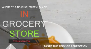 Finding Chicken Demi Glace: Which Grocery Store Aisles?
