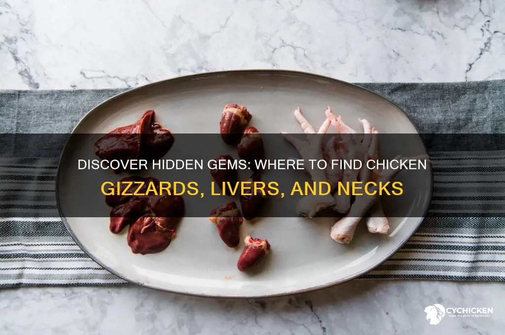 where to find chicken gizzards livers and necks