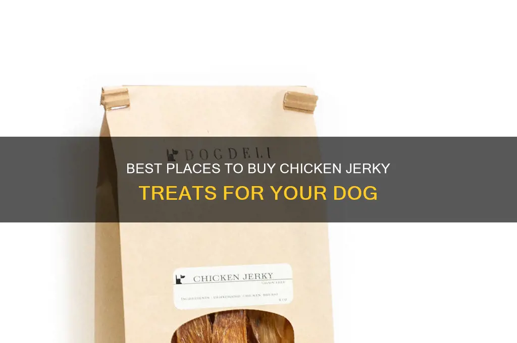 where to find chicken jurkey for dogs