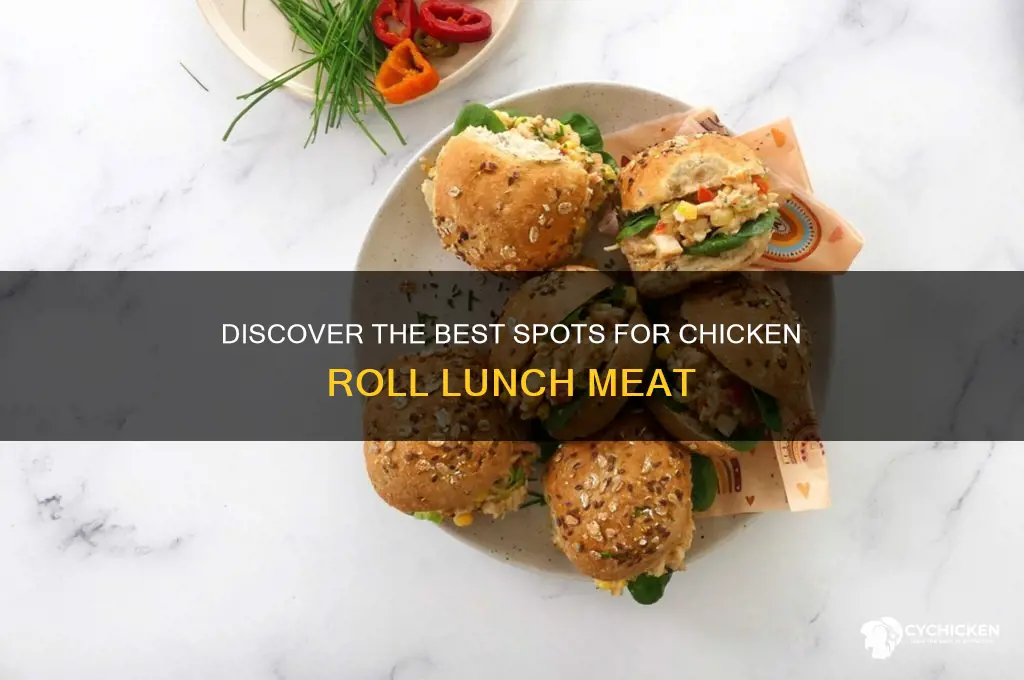 where to find chicken roll lunch meat