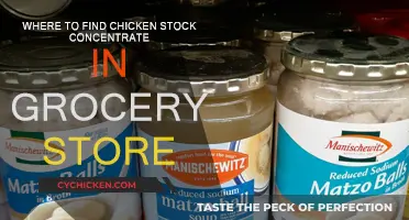 Finding Chicken Stock Concentrate in Your Grocery Store