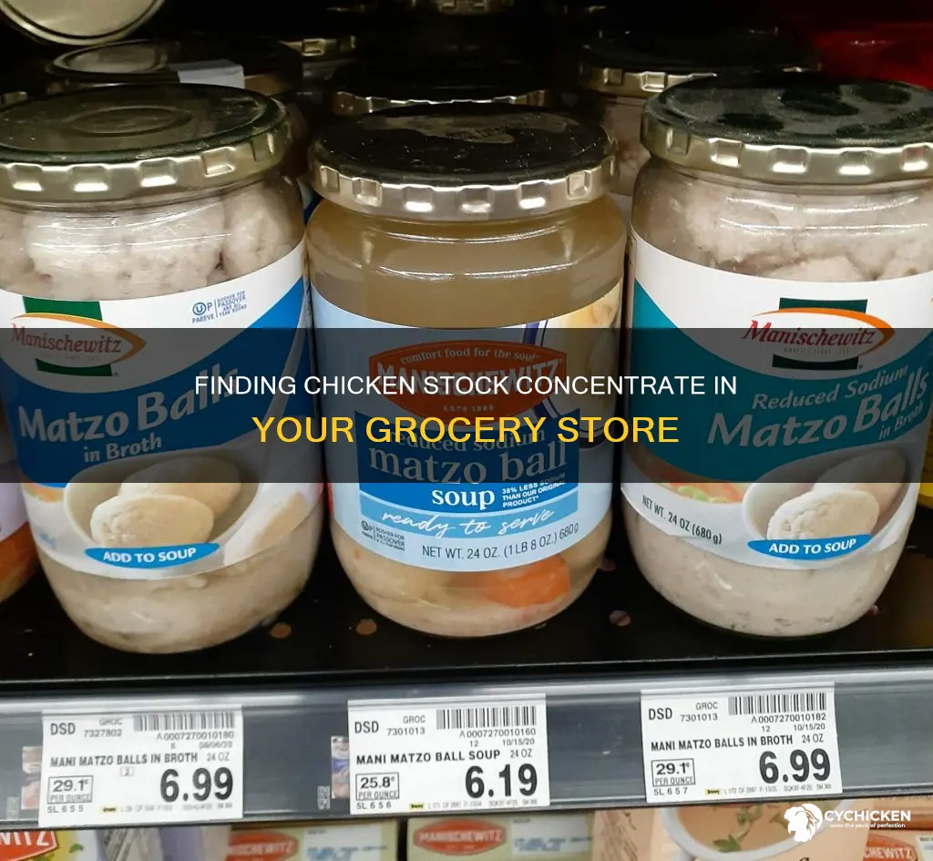 where to find chicken stock concentrate in grocery store