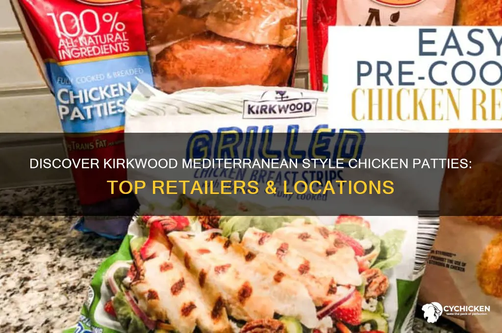 where to find kirkwood mediterranean style chicken patties
