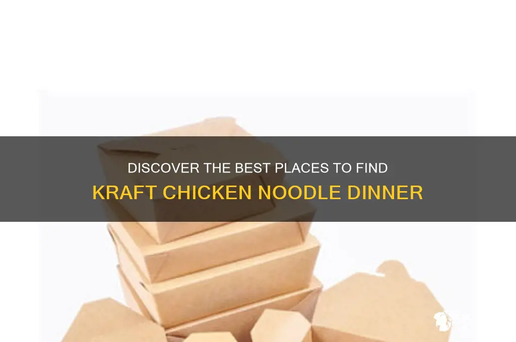 where to find kraft chicken noodle dinner