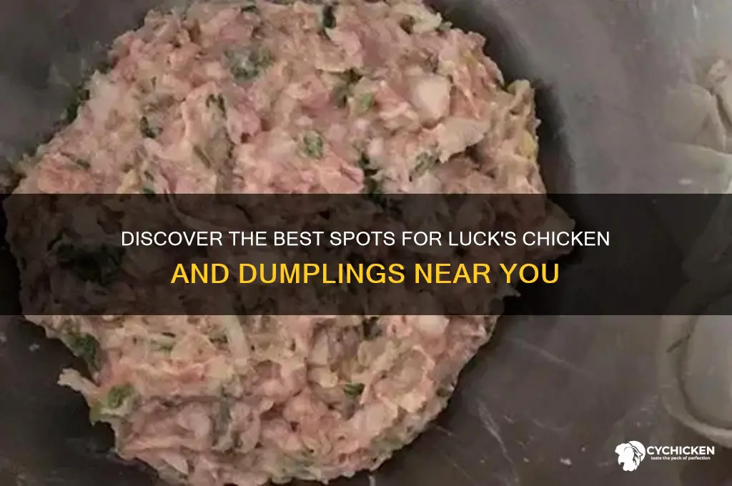 where to find lucks chicken and dumplings