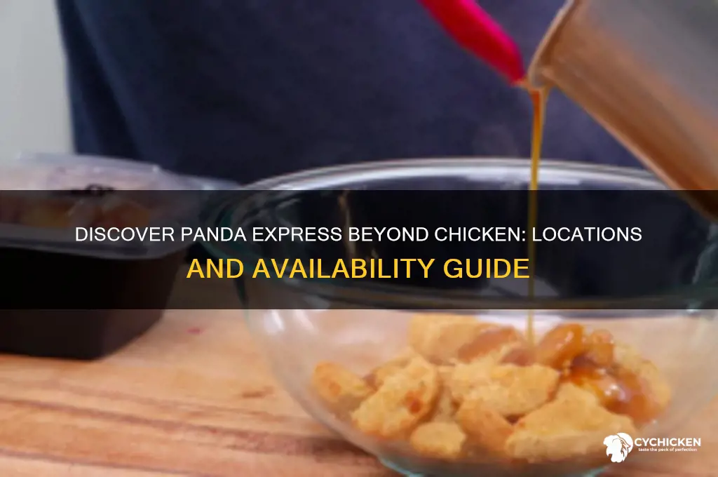 where to find panda express beyond chicken