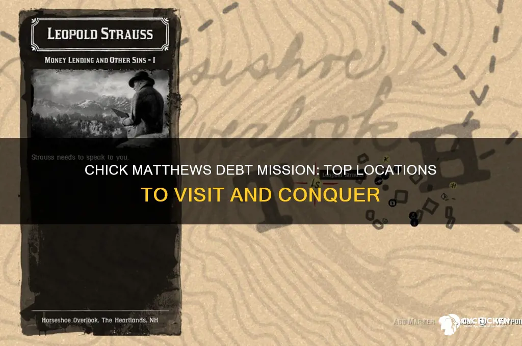 where to go for chick matthews debt mission