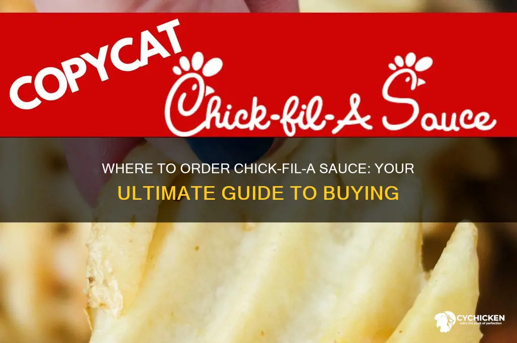 where to order chick fil a sauce