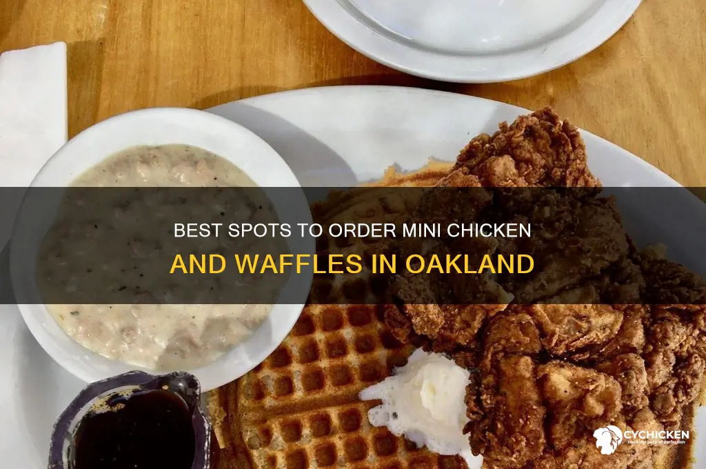 where to order mini chicken and waffles oakland
