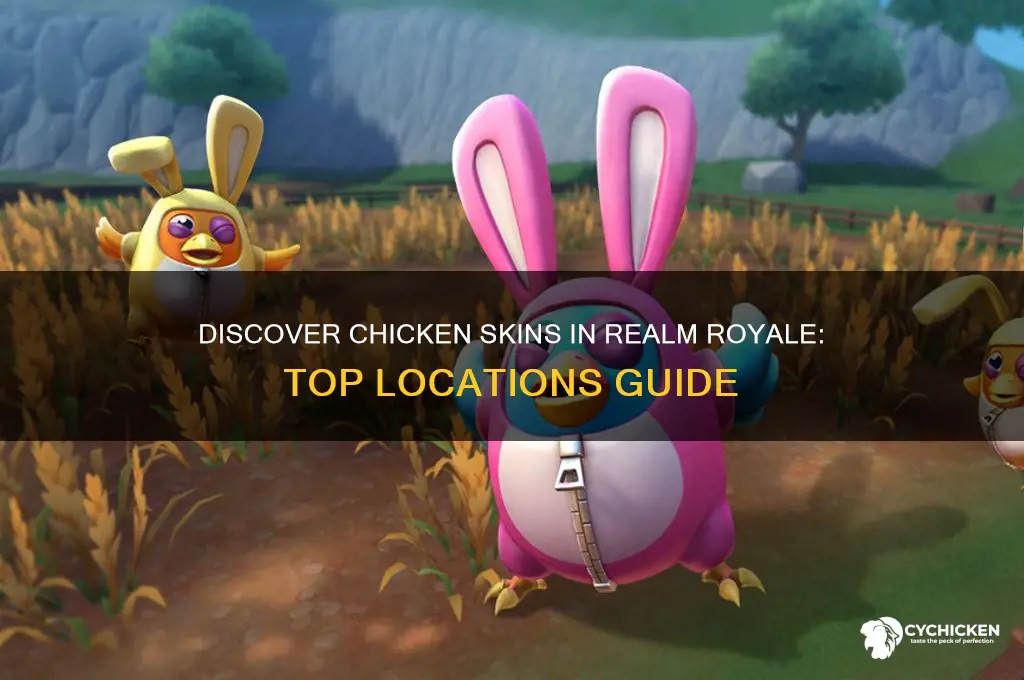 where to see chicken skins in realm royale