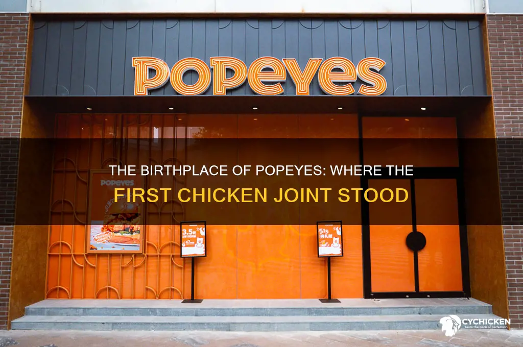 where was the first popeyes chicken located