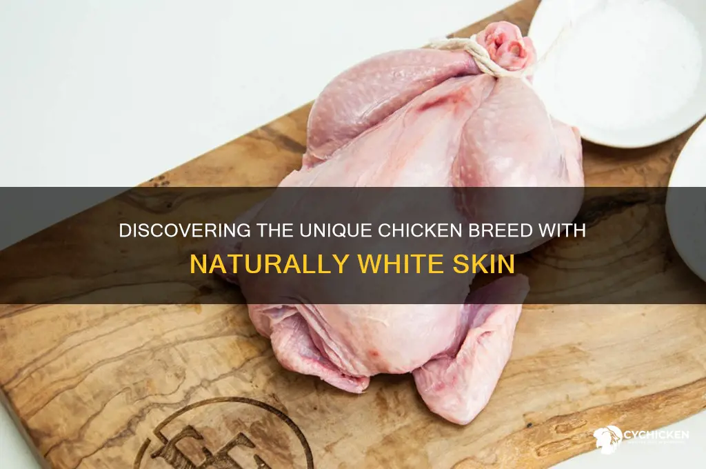 which breed of chicken has white skin