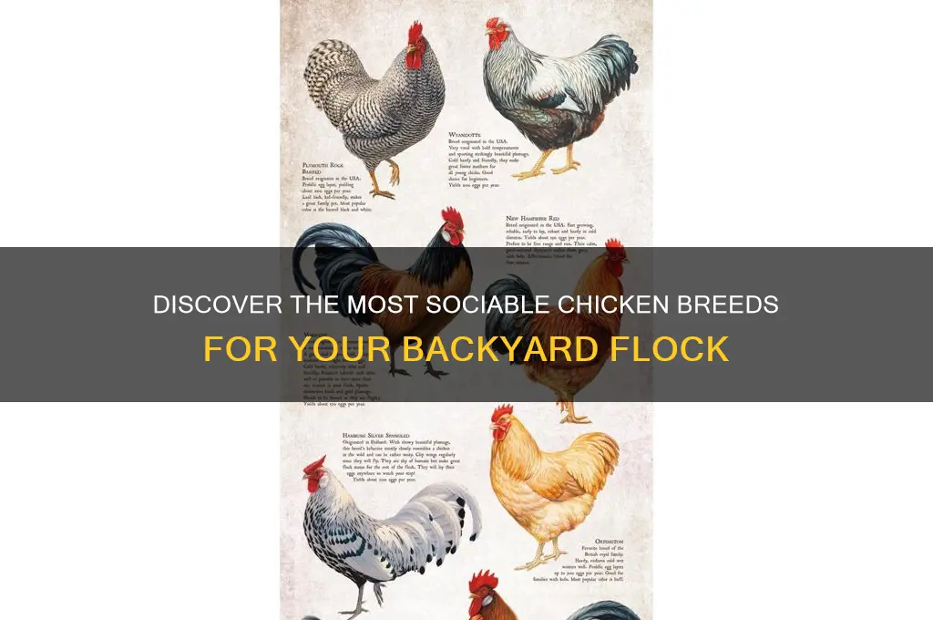 which breed of chicken is the friendliest