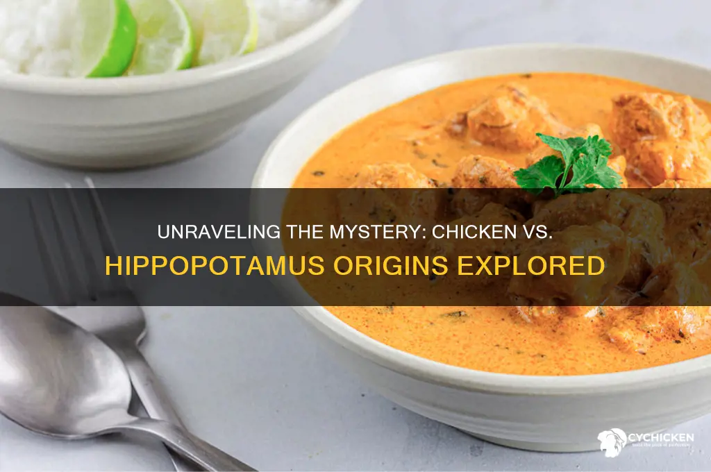 which came first the chicken or the hippopotamus