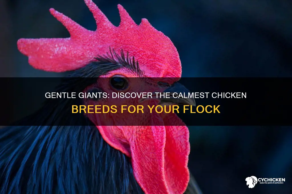 which chicken breeds are the least aggresive