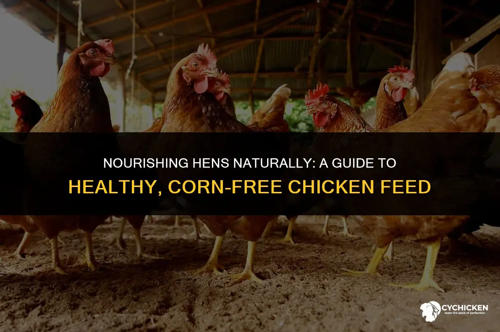 which chicken farm feed hens healthy diet no corn