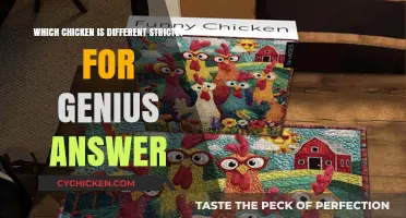 Spot the Odd Chicken: A Genius-Level Poultry Puzzle