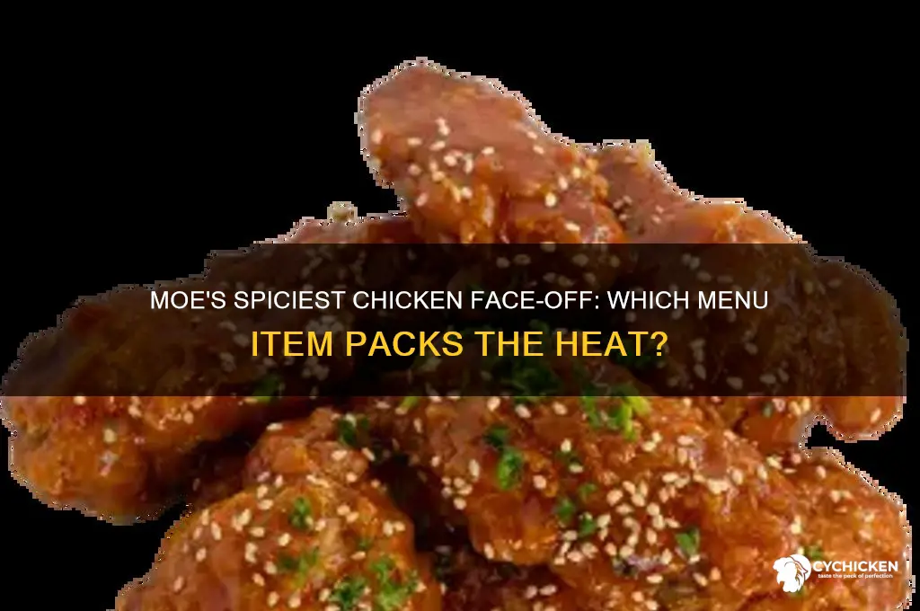 which chicken is spicier at moe