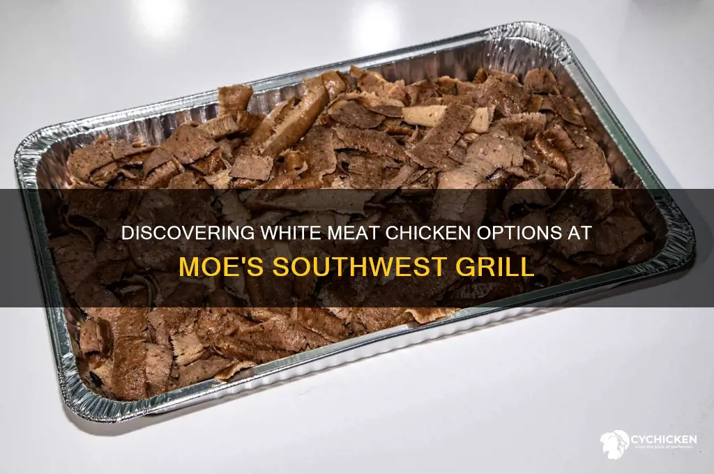 which chicken is white meat at moes