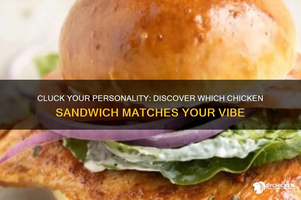 which chicken sandwich are you