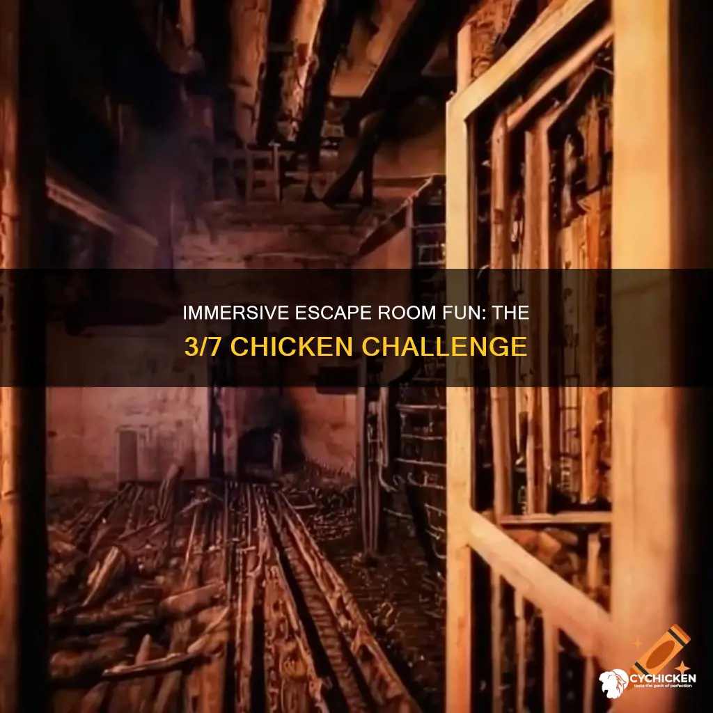 which city has 3 7 of a chicken escape room