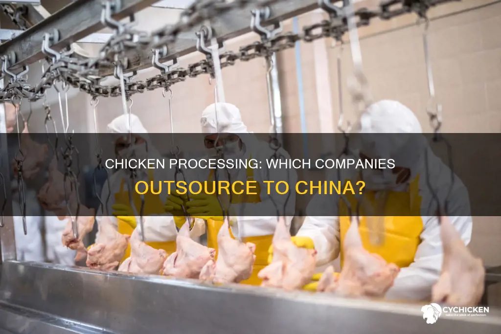 which companies ship chicken to china to be processed