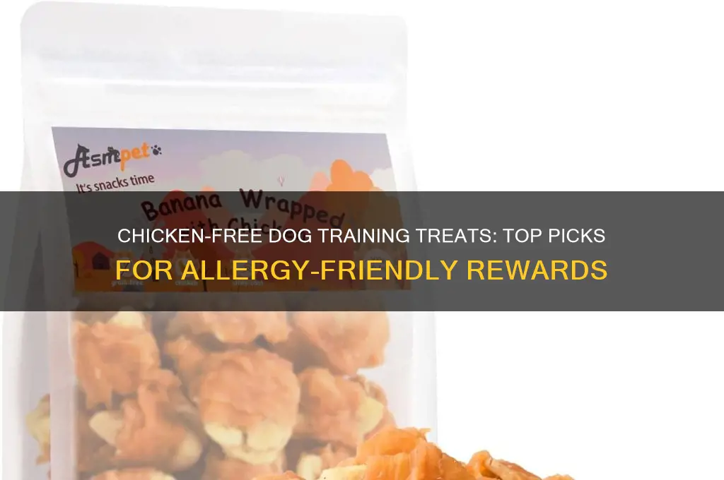 which dog training treats are chicken free