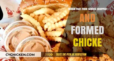 Exploring Fast Food Options: Where to Find Chopped and Formed Chicken