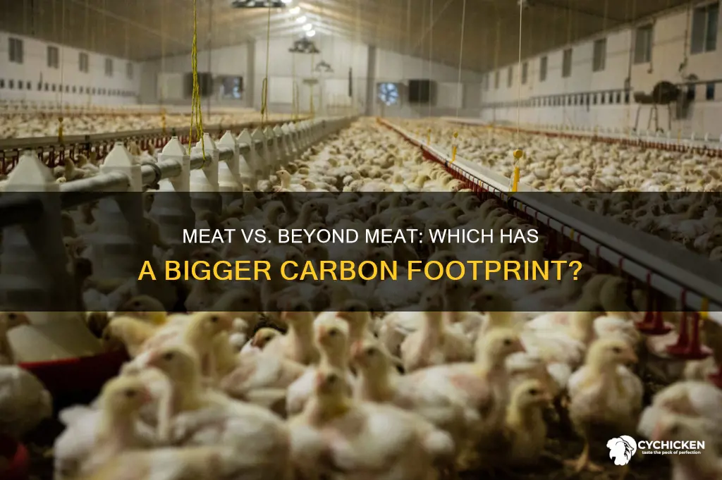 which has bigger carbon footprint beyond meat or chicken