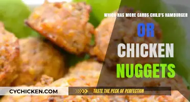 Carb Comparison: Hamburger vs. Chicken Nuggets for Kids