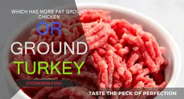 Ground Chicken vs Turkey: Which Has More Fat?