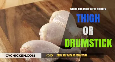 Chicken Thigh vs. Drumstick: Which Cut Offers More Meat?