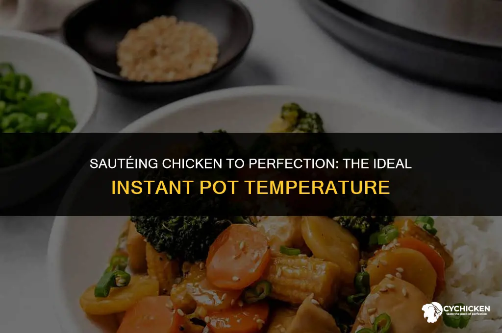 which instant pot saute temperature is right for chicken