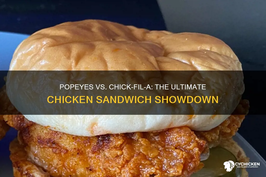 which is best popeyes or chic fil a chicken sandwich