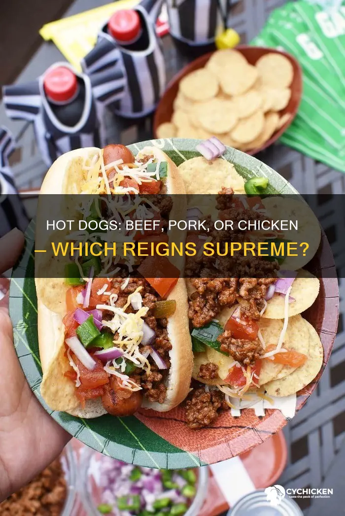 which is better beef or pork or chicken hot dogs