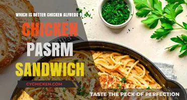 Chicken Alfredo vs. Chicken Parmesan Sandwich: Which Comfort Food Reigns Supreme?