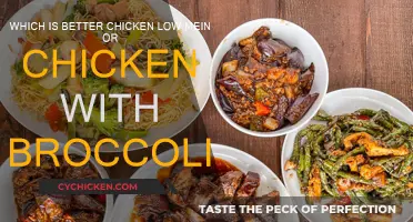Chicken Face-Off: Low Mein or Broccoli?