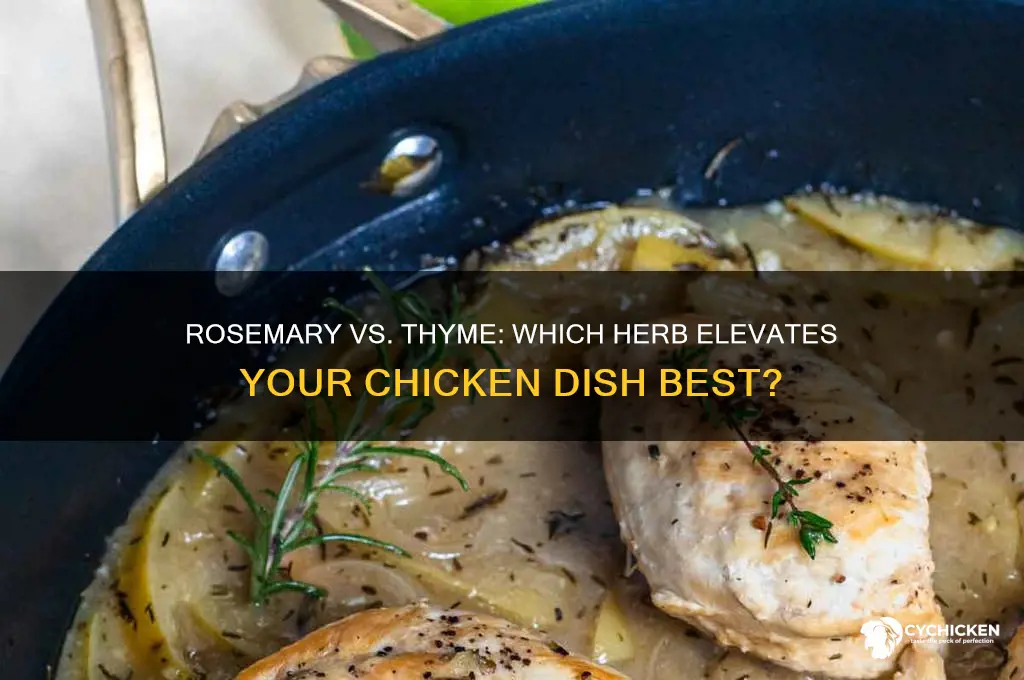 which is better for chicken rosemary or thyme