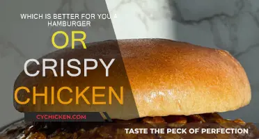 Healthy Choice: Crispy Chicken or Hamburger?