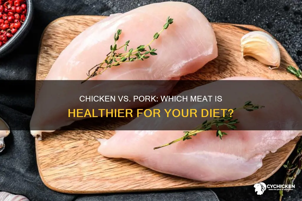 which is better for you chicken or pork