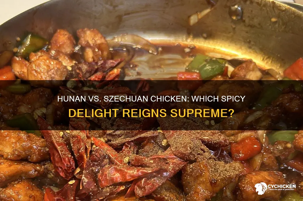 which is better hunan chicken or szechuan chicken