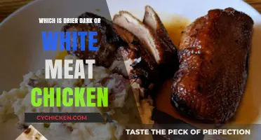 Dark vs. White Meat Chicken: Uncovering the Drier Poultry Truth