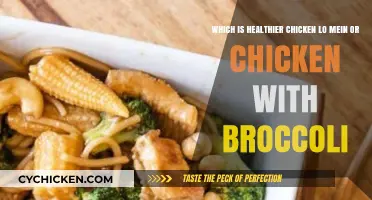 Comparing Chicken Lo Mein and Chicken with Broccoli: A Nutritional Showdown