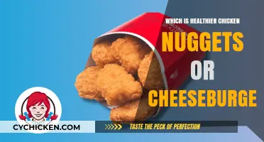 Chicken Nuggets vs. Cheeseburger: Which Fast Food Choice is Healthier?