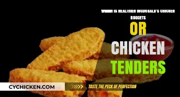 Healthier Choice: McDonald's Chicken Nuggets vs. Tenders Compared