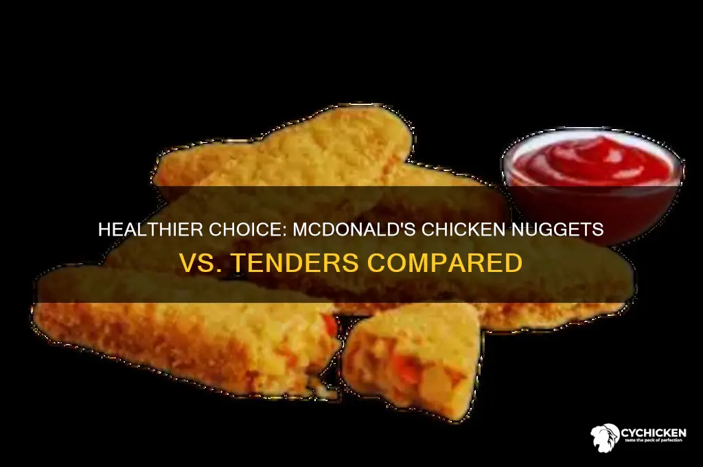 which is healthier mcdonald