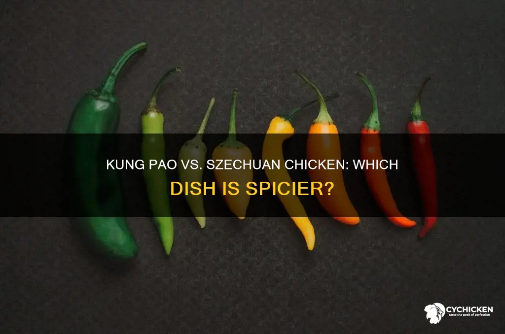 which is hotter kung pao chicken or szechuan chicken