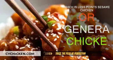 Sesame vs General Chicken: Which Dish Has Fewer Calories?