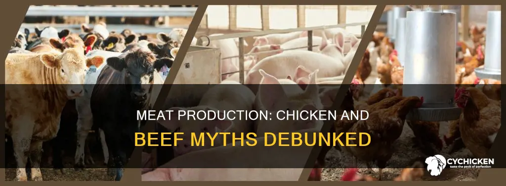 which is not true of chicken and beef production