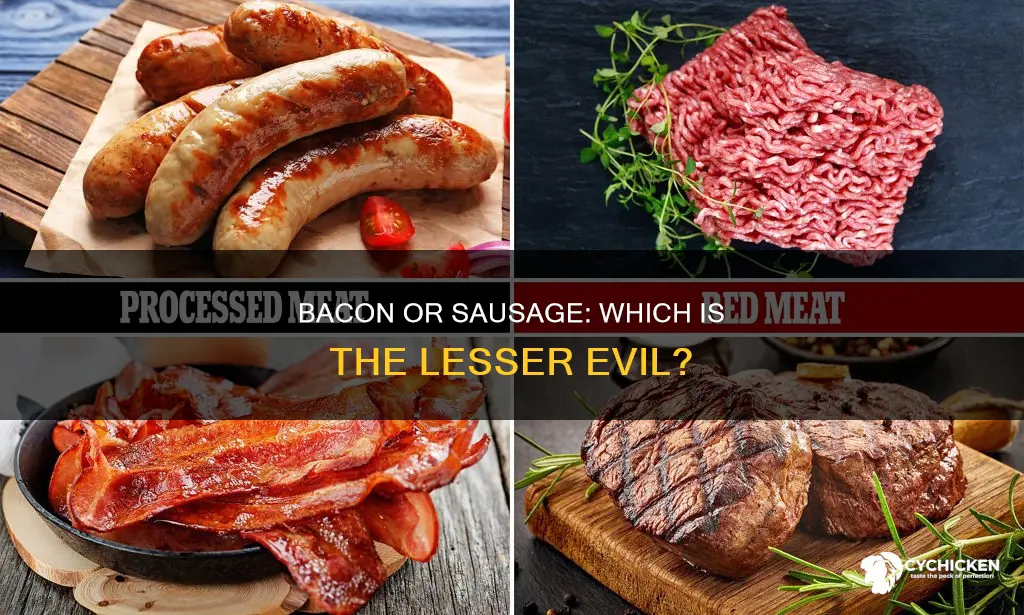 which is worse turkey bacon or chicken apple sausage